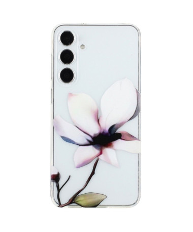 Coque Samsung Galaxy S23 FE Motif Fleur Blanche