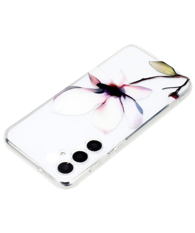 Coque Samsung Galaxy S23 FE Motif Fleur Blanche
