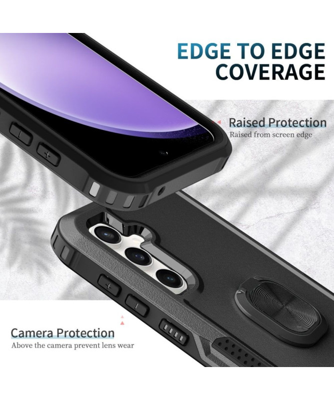 Coque Samsung Galaxy S23 FE Robuste avec Anneau Rotatif