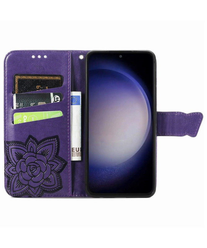 Housse Samsung Galaxy S23 FE Papillon Relief