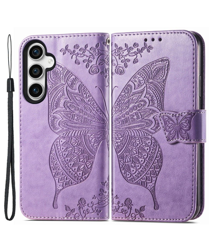 Housse Samsung Galaxy S23 FE Papillon Relief