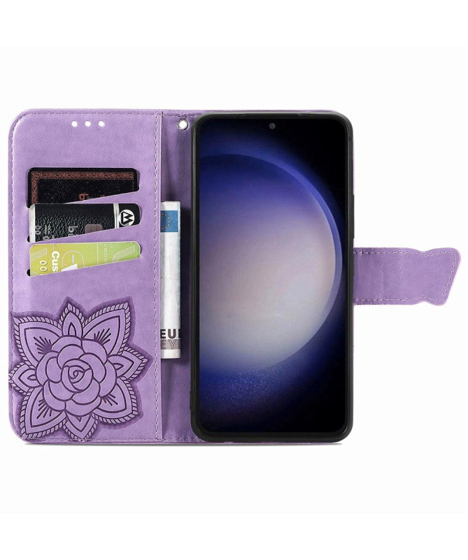 Housse Samsung Galaxy S23 FE Papillon Relief