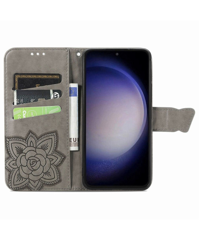 Housse Samsung Galaxy S23 FE Papillon Relief