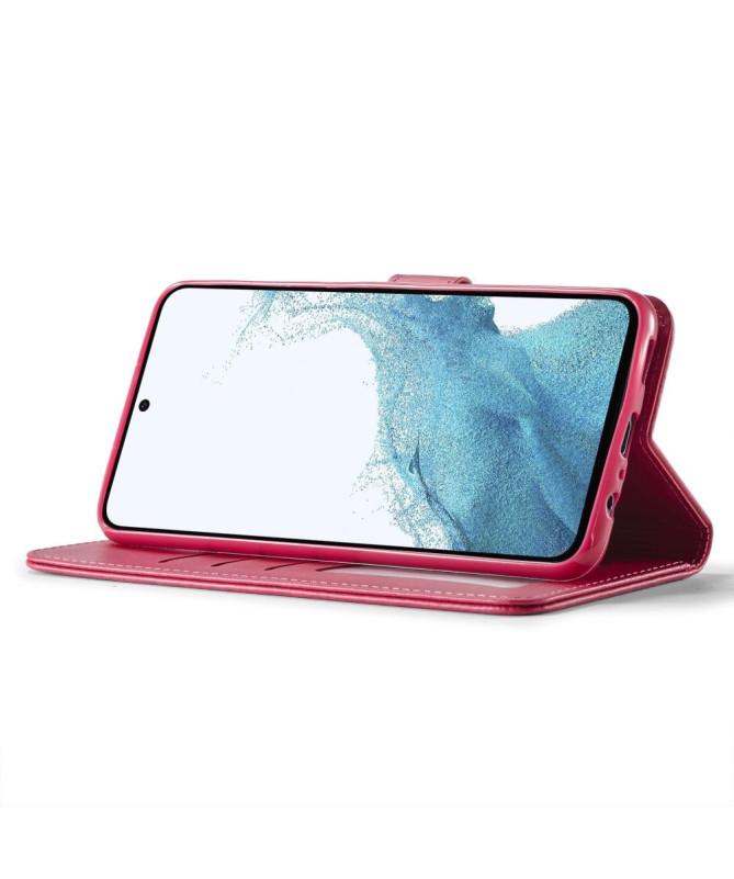 Housse Samsung Galaxy S23 FE Effet Cuir LC.IMEEKE