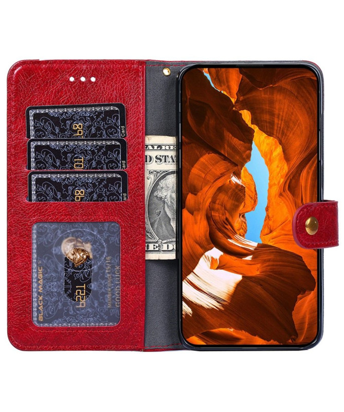 Housse Samsung Galaxy S24 portefeuille avec poche zippée