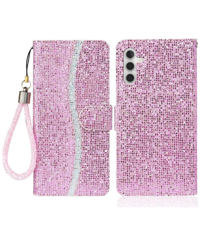 Housse Samsung Galaxy S24 Glitter Porte Cartes