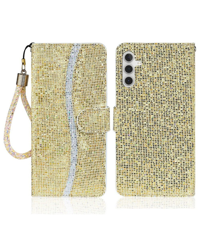 Housse Samsung Galaxy S24 Glitter Porte Cartes