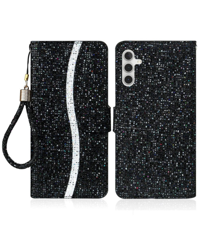 Housse Samsung Galaxy S24 Glitter Porte Cartes