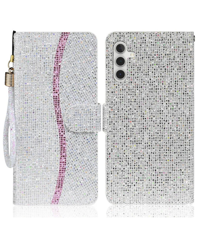 Housse Samsung Galaxy S24 Glitter Porte Cartes