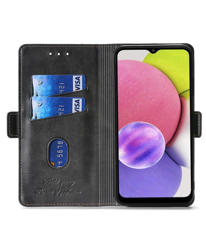 Housse Samsung Galaxy S24 Keyunfei simili cuir bicolore