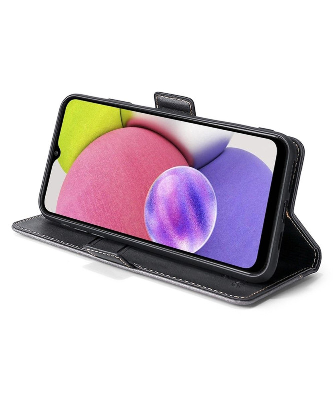 Housse Samsung Galaxy S24 Keyunfei simili cuir bicolore