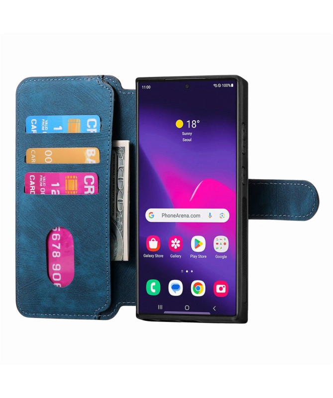 Housse Samsung Galaxy S24 Ultra avec coque détachable