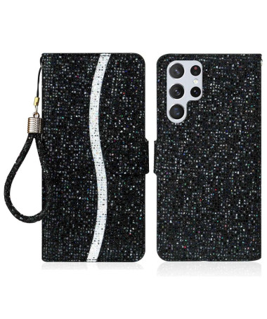 Housse Samsung Galaxy S24 Ultra Glitter Porte Cartes