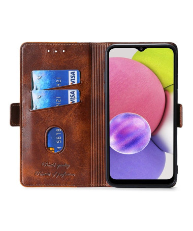 Housse Samsung Galaxy S24 Ultra Keyunfei simili cuir bicolore