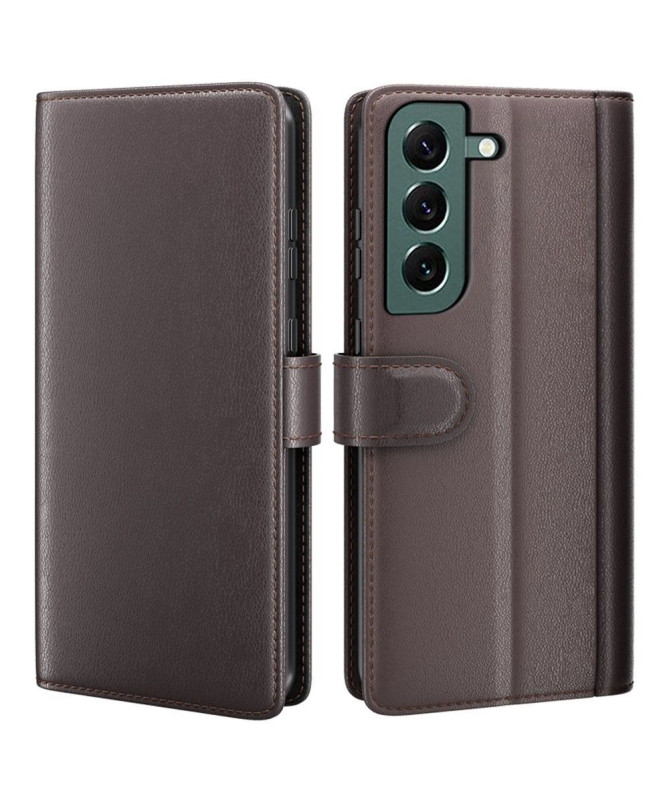Étui Samsung Galaxy S23 portefeuille en cuir premium