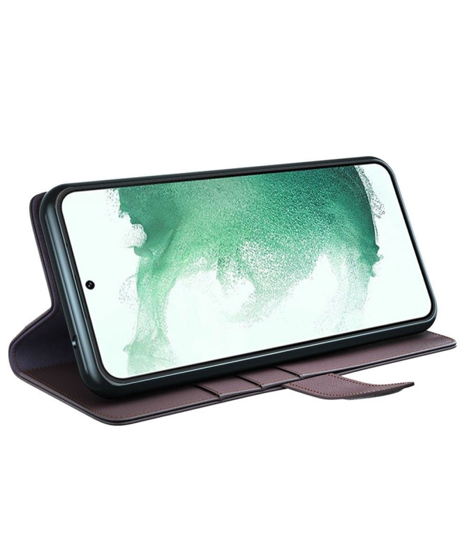 Étui Samsung Galaxy S23 portefeuille en cuir premium