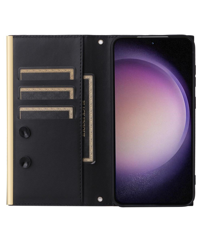 Étui Samsung Galaxy S23 Matelassé, Porte-Monnaie et Bandoulière