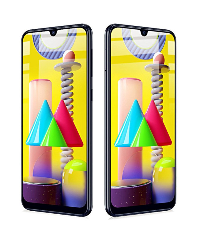 Protection d’écran Samsung Galaxy M31 en verre trempé full size