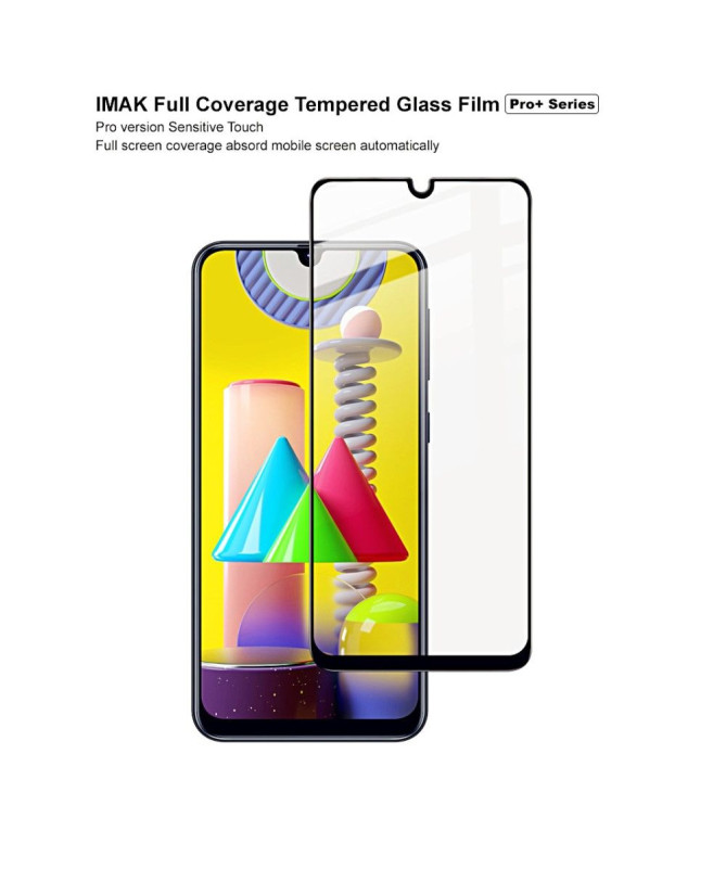 Protection d’écran Samsung Galaxy M31 en verre trempé full size