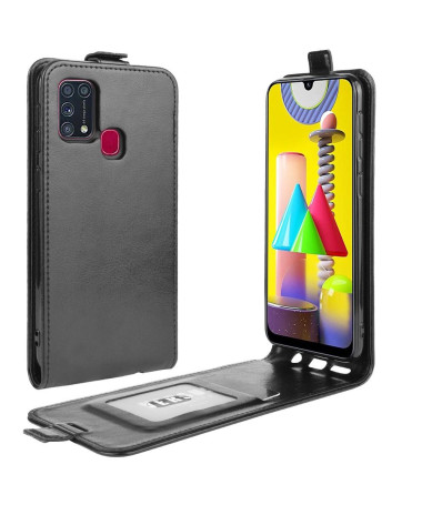 Housse Samsung Galaxy M31 simili cuir avec rabat vertical