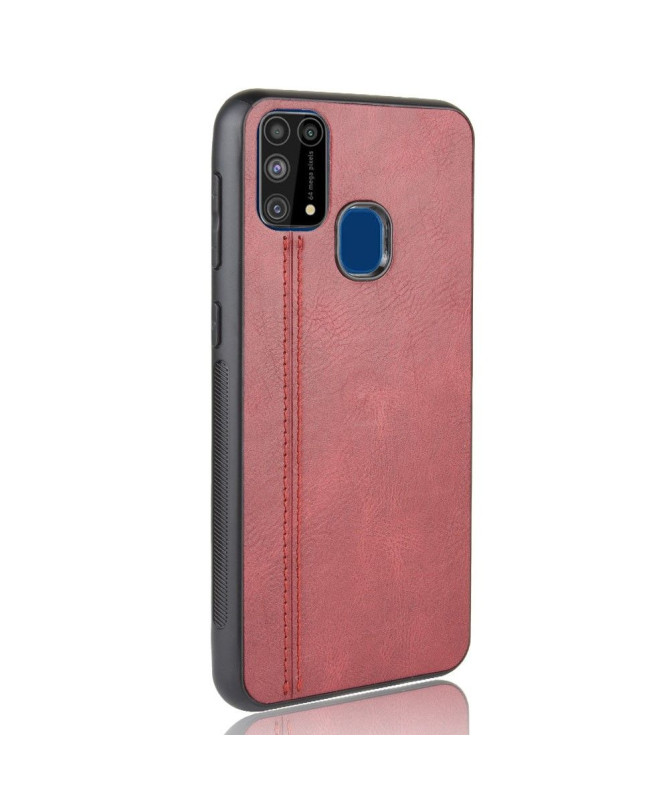 Coque Samsung Galaxy M31 Effet Cuir Coutures