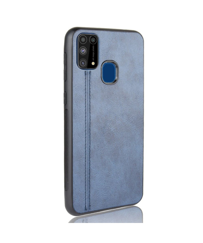 Coque Samsung Galaxy M31 Effet Cuir Coutures