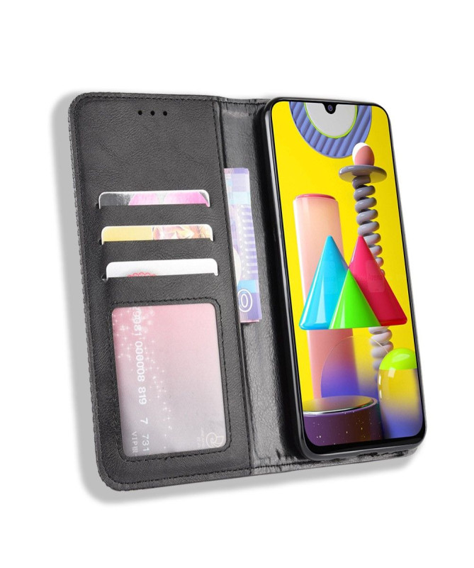 Housse Samsung Galaxy M31 Le Cirénius Style Cuir