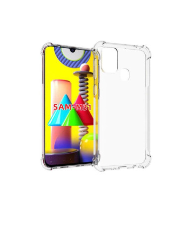 Coque transparente Samsung Galaxy M31 angles renforcés