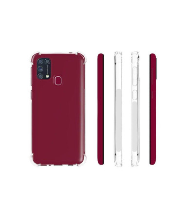 Coque transparente Samsung Galaxy M31 angles renforcés