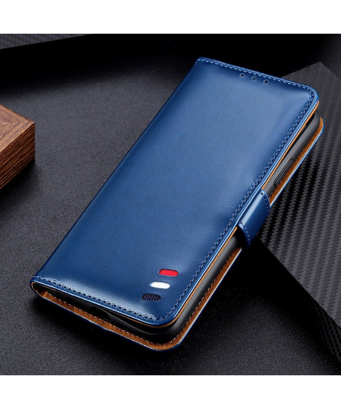 Housse Samsung Galaxy M31 Mélodie Porte Cartes - Bleu Marine