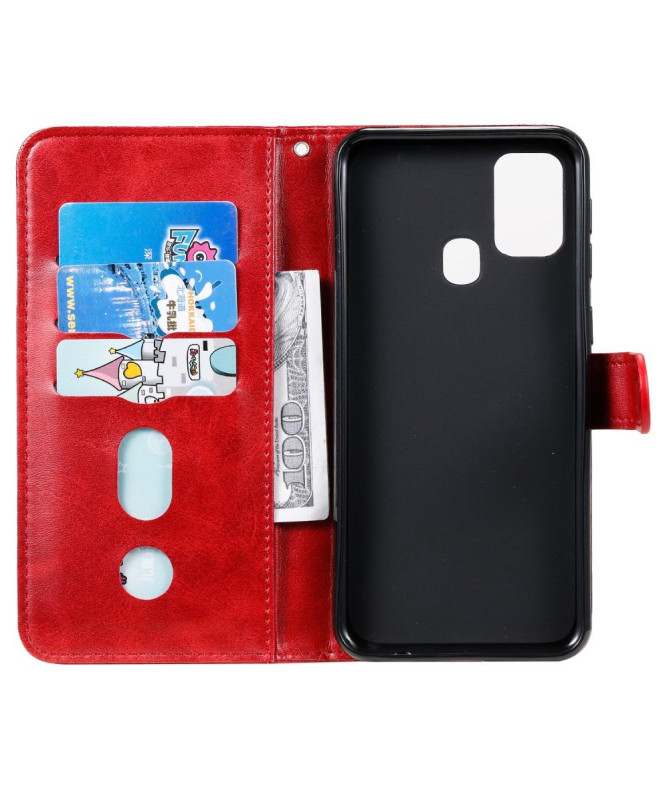 Housse Samsung Galaxy M31 Zipper Pocket Fonction Support