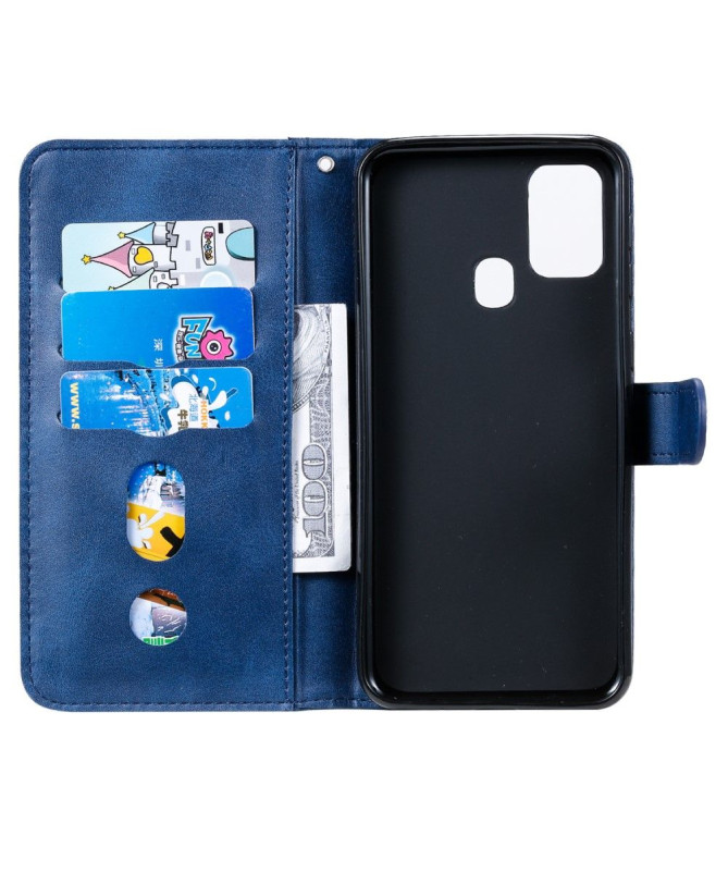 Housse Samsung Galaxy M31 Zipper Pocket Fonction Support