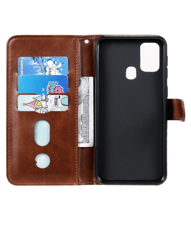 Housse Samsung Galaxy M31 Zipper Pocket Fonction Support