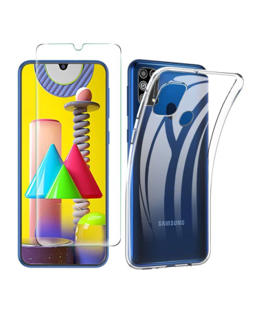 Coque Samsung Galaxy M31 + film protecteur en verre trempé