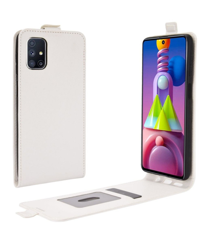 Housse Samsung Galaxy M51 simili cuir avec rabat verticale