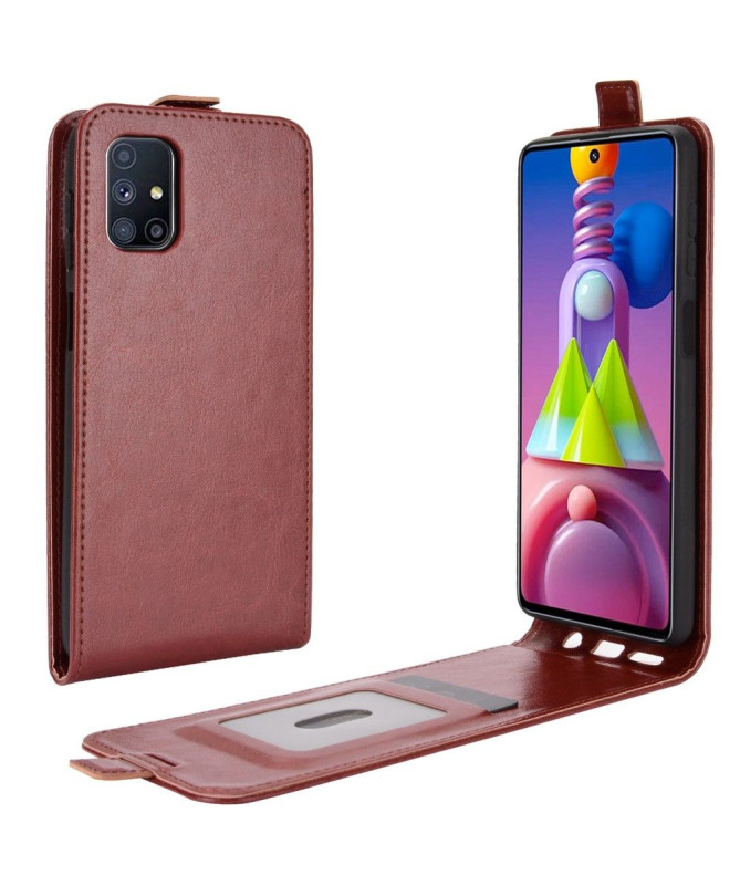 Housse Samsung Galaxy M51 simili cuir avec rabat verticale