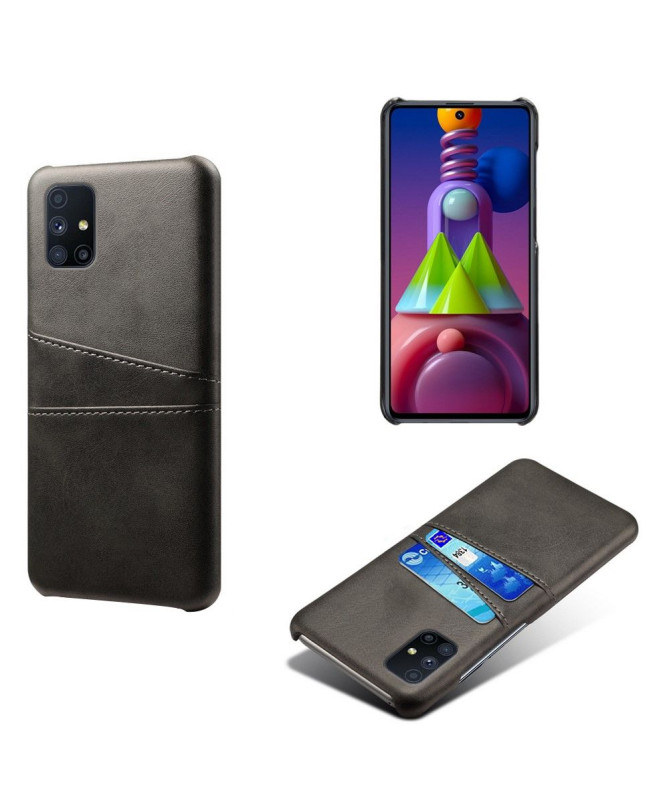 Coque Samsung Galaxy M51 Mélodie Effet Cuir Porte Cartes