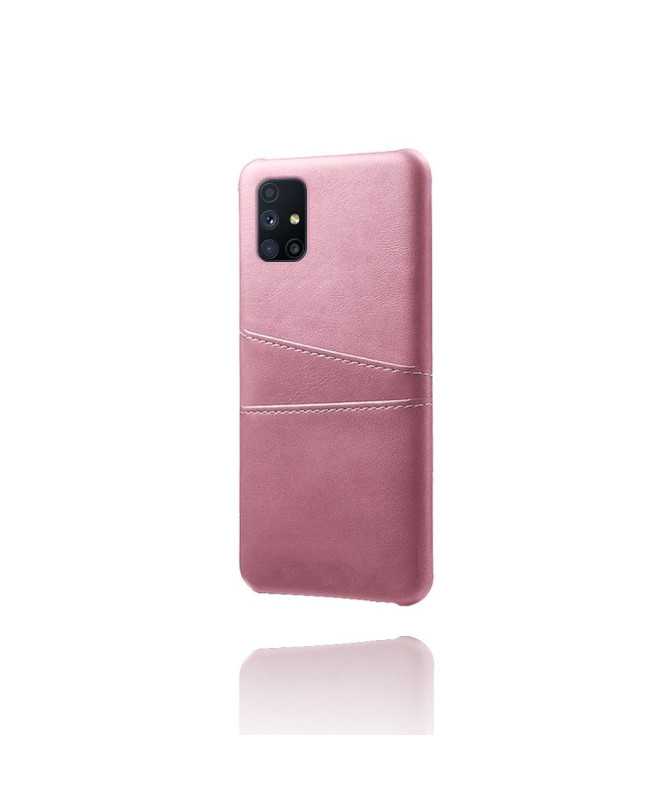 Coque Samsung Galaxy M51 Mélodie Effet Cuir Porte Cartes