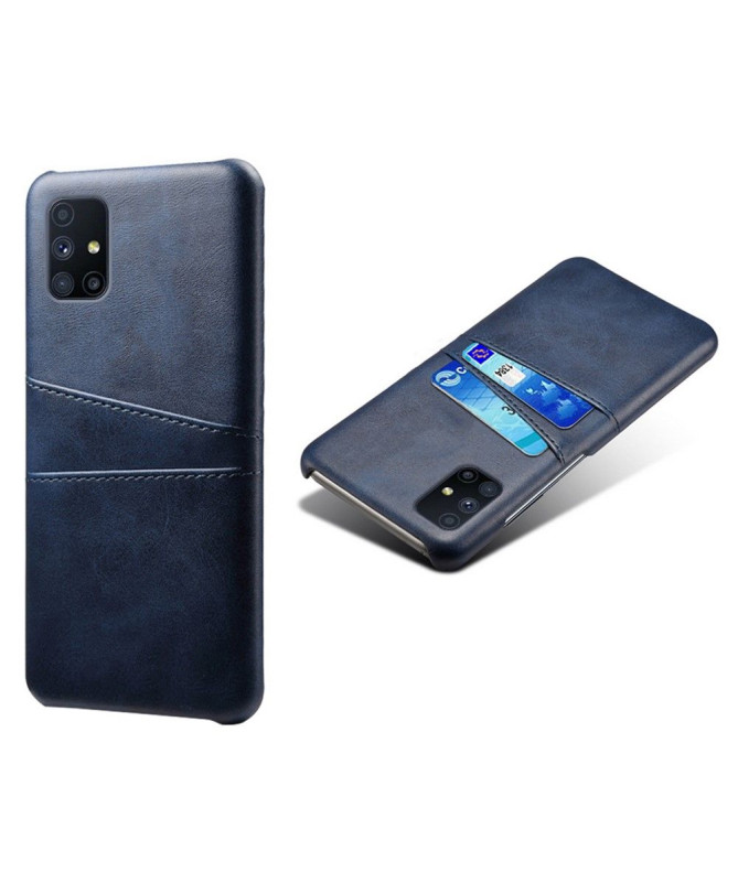 Coque Samsung Galaxy M51 Mélodie Effet Cuir Porte Cartes