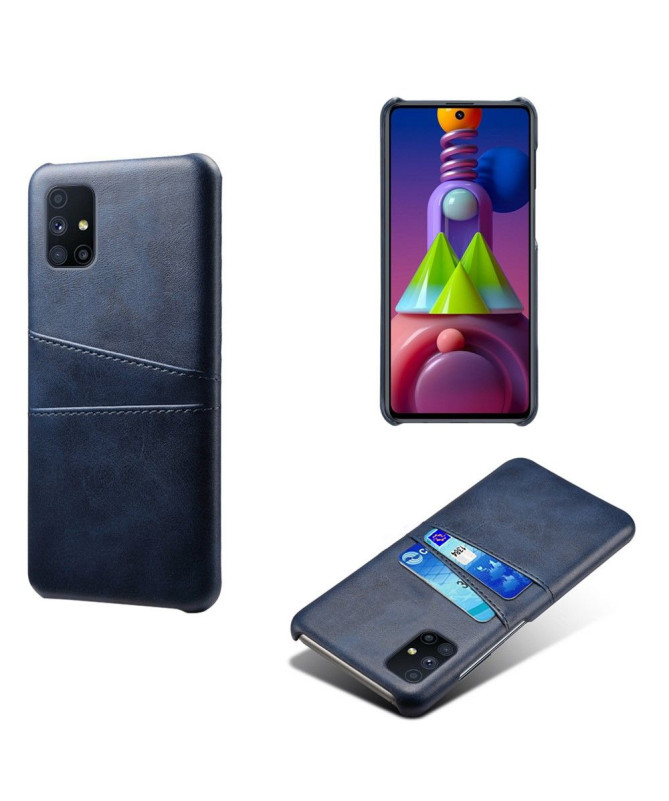 Coque Samsung Galaxy M51 Mélodie Effet Cuir Porte Cartes