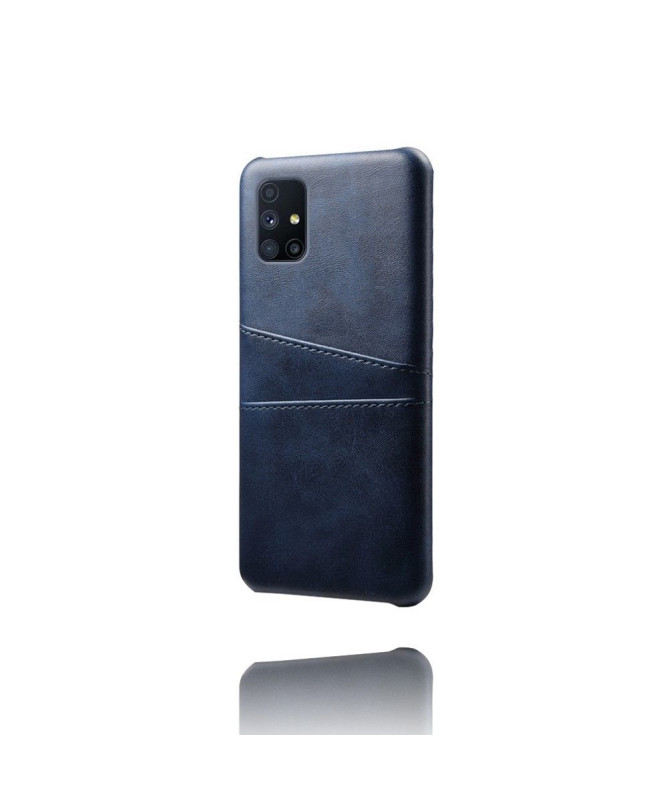 Coque Samsung Galaxy M51 Mélodie Effet Cuir Porte Cartes