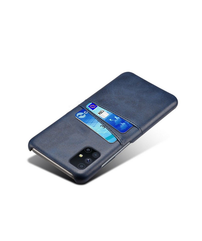 Coque Samsung Galaxy M51 Mélodie Effet Cuir Porte Cartes