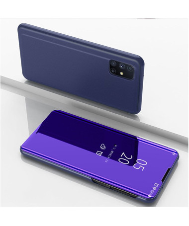 Coque Samsung Galaxy M51 avec rabat effet miroir