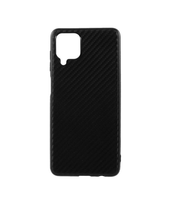 Coque Samsung Galaxy A12 / M12 revêtement fibre de carbone