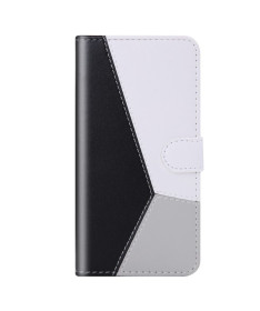 Housse Samsung Galaxy A12 / M12 Tricolore Coutures