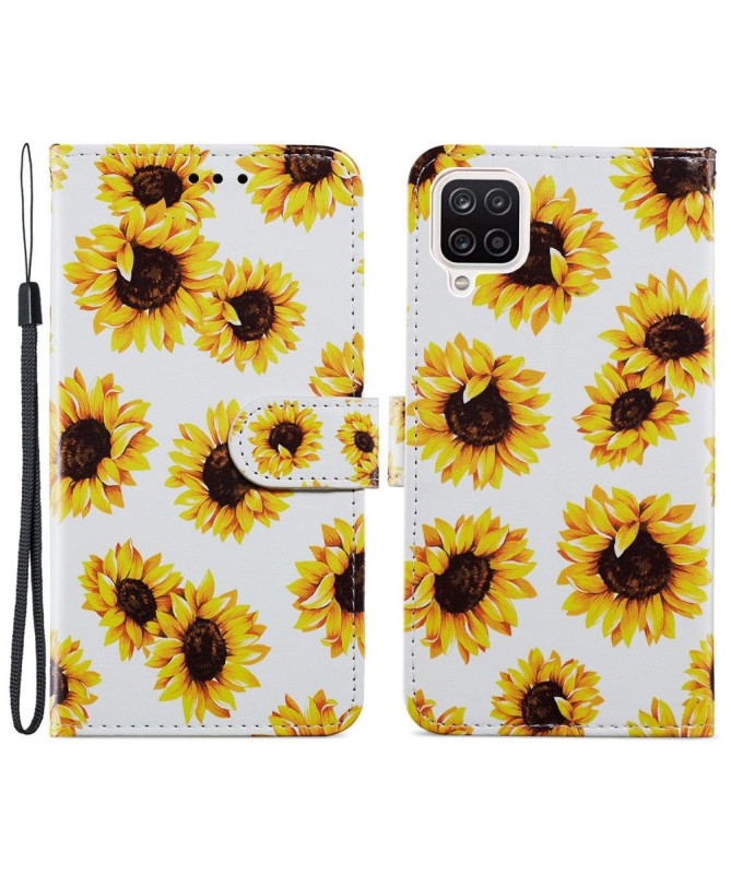 Housse Samsung Galaxy A12 / M12 Tournesol Fleur