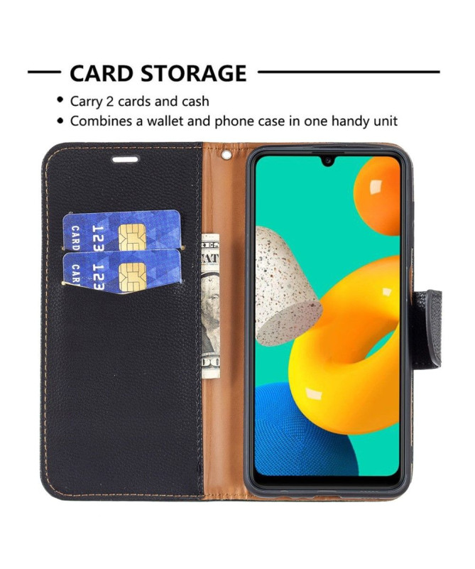 Housse Samsung Galaxy M32 MARTA simili cuir grainé