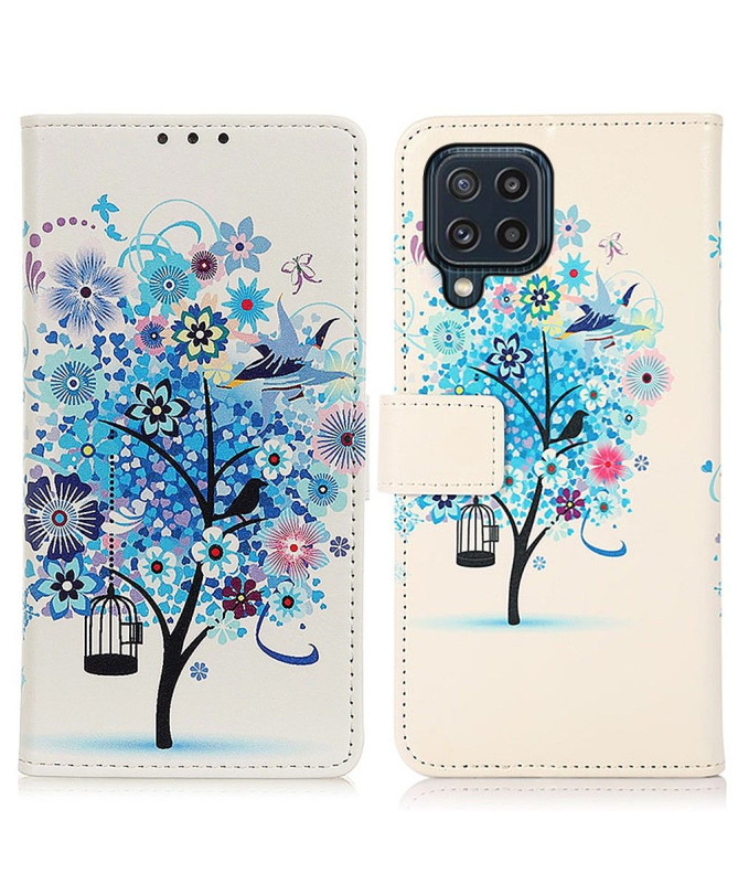 Housse Samsung Galaxy M32 Arbre bleu