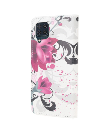 Housse Samsung Galaxy M32 Fleurs de lotus