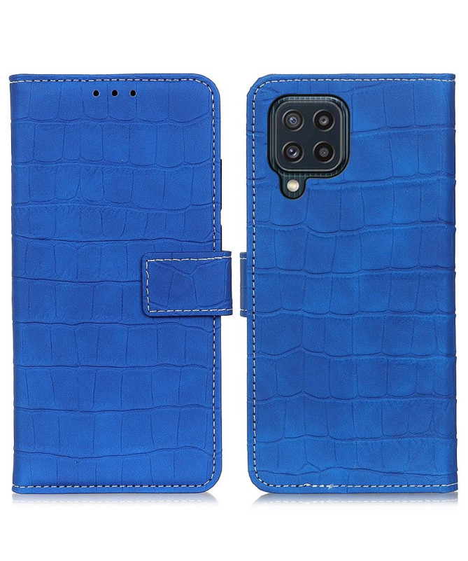 Housse Samsung Galaxy M32 Simili Cuir Aspect Croco